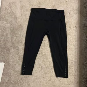 Lululemon Running Leggings, Pockets on Side, 10